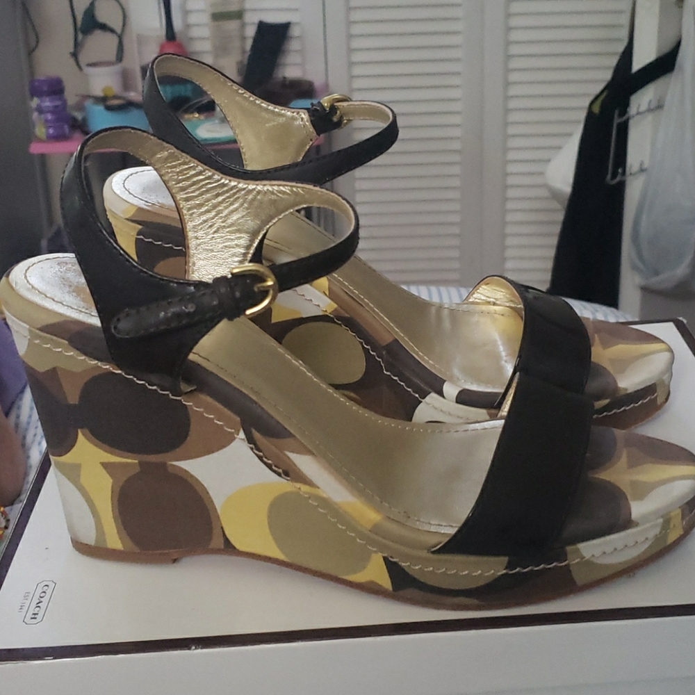 Coach wedges